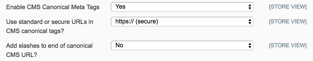 CMS Canonical Config